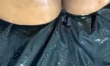 ebony curves lead to intense garage squirting