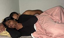 stepfather mistakes stepdaughter for wife and fucks her tight pussy with creampie
