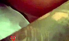 Blonde Brazilian wife fucked outdoors without condom