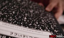 Kinky homeschooling with big dick stepdad and first chore for teen 18+ aria valencia was a blowjob