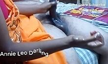 Indian Girlfriend Gives Hand Job