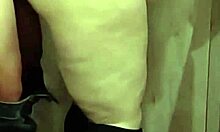 Quick time with the hot milf mother in law in the kitchen ends with cum