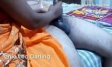 Indian Girlfriend Gives Hand Job