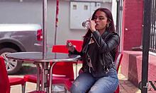colombian teen 18 has risky public sex with stranger in a bar bathroom