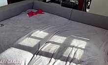 Hot wife cheats and sucks neighbor hard 😈