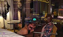 hotwife meets bbc bull in sincity for wild group fun