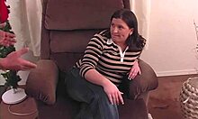 hailey gets stripped spanked and gagged with cock
