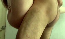 latina milf gets ass fucked while riding cock