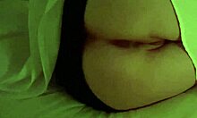 horny arab step mom getting fucked at night on the bed 😈