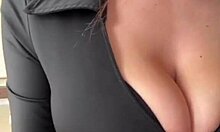 Young stepdaughter cross examines stepdads long strong dick and ends up getting fucked