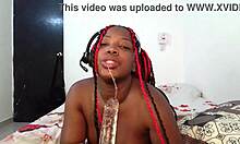 This little 18+ ghetto ebony thot loves deepthroating for cum in mouth