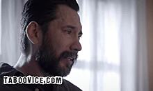 widowed stepdad fucks his stepsons redhead girlfriend