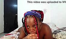 This little 18+ ghetto ebony thot loves deepthroating for cum in mouth
