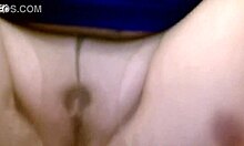 Dawnskye1962 shows tan pantyhose on fat white ass with dirty talk