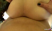Ts shemale enjoys round latina curves in session