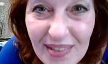 Dawnskye1962 shows tan pantyhose on fat white ass with dirty talk