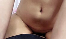 Latina roommate changes and ends up getting fucked doggystyle