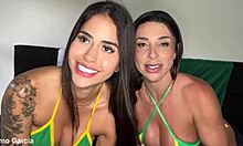 Last romantic encounter drills two brazilian beauties