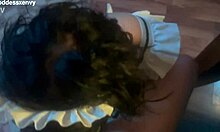 Dutiful Housewife Sucks Big Cock With Passion After Work