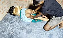 Newlywed desi woman enjoys neighbor encounter