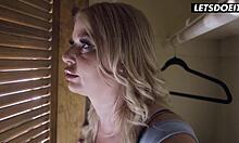 Trying to fuck quietly until step mom hears