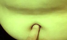 a very pampered belly button massage session