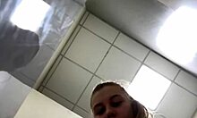 fingering pussy in the gym