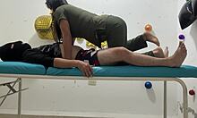 latina nurse rides patient after deepthroat