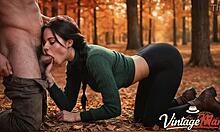 i love autumn and sucking grandpas cock in the bushes ai