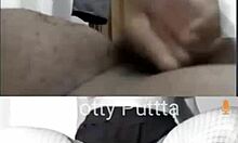 Hotty puttta receives massive cum tribute all over her body