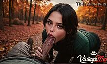i love autumn and sucking grandpas cock in the bushes ai