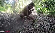 Chubby African Village Girl Gets Dick In River Pov