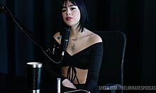ariane kimiko compilados with bia hot on podcast