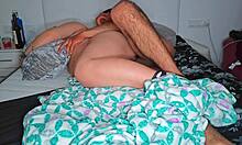 my stepbrother greets me in the morning by fucking me very hard while my wet orgasms soak my bed