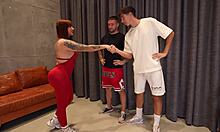Private Yoga Class Ended In Very Hot Threesome With Devil Khloee