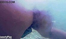 Ocean Underwater Milk Anal Enema For Curvy Milf
