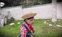 Perv Grandma Hires Young Gardener And Ends Up Fucking Him Hard In The Ass