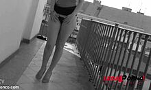 zoey doll does double penetration on the balcony
