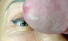 i cummed a huge load right on her eye