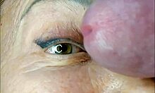 i cummed a huge load right on her eye