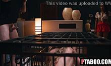 caged urges lead to hardcore threesome with nina white