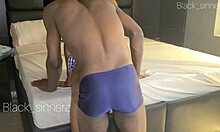 ebony hookup girl bends over for rough creampie in garden