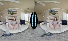 lethal hardcore vr - long legged cutie athena heart wants dick over dildo