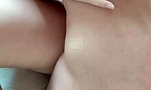 blonde with big butt enjoys quiet evening