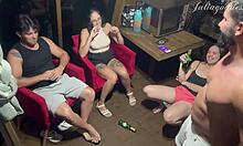 First truth or dare turns into wild orgy