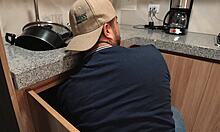 We asked the plumber to fuck us hard with his dick - natismiam
