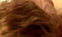 Neighbor sucks my big dick in sauna