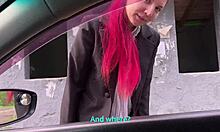Cute student paid with her asshole for the trip