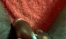 Jerking off in the bedroom