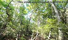 A Thai Girl Was Walking Around The Forest And Suddenly Had To Pee